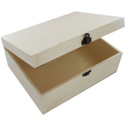 Large Wooden Box – 25 x 20 x 10cm