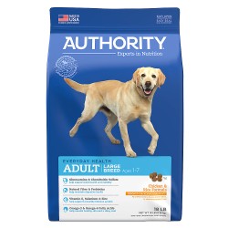 Authority Large Breed Adult Dog Food – Chicken & Pea, Grain Free